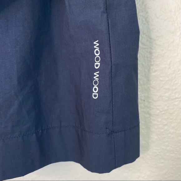 WOOD WOOD Vega Long Sleeeve Navy Shirt - Picture 9 of 11